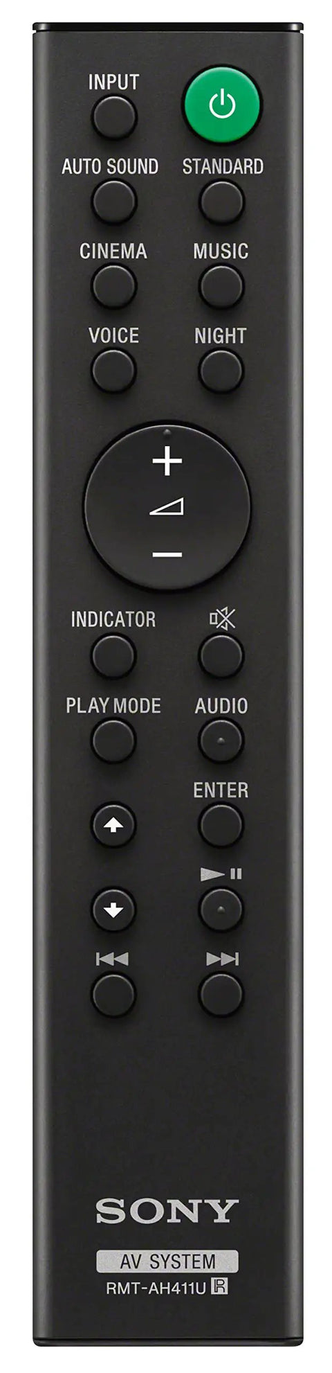 Remote control for Compact 2 Channel Soundbar With Bass Reflex Built In Tweeter Bluetooth Easy Setup Slim Design in Black