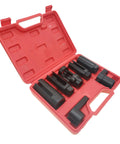Oxygen Sensor Socket Set 7 Piece Fits 22mm Seven Eighth Inch 27mm And 29mm For Easy O2 Sensor Removal And Installation Universal Puller Tool With Three Eighths Inch Drive Fits Most Vehicles