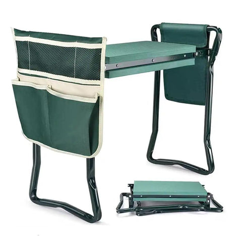 Versatile Garden Kneeler And Seat With Soft Kneeling Pad And Tool Pouches For Easy And Comfortable Kneeling Or Sitting While Gardening Grab And Go Portable Bench With Handles For Men Women And Seniors