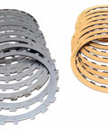 Upgrade Your Gearbox With Keliejnese 4L60e 3-4 Power Pack Clutch Kit For 700 Transmission showing red steel and friction plates.