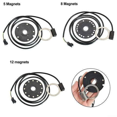 Cool E-Bike PAS Sensor With 12 Magnets And Alloy Speed Controller For Smooth Power Assistance And Extended Battery Life On Your Ride, 12-magnet disc