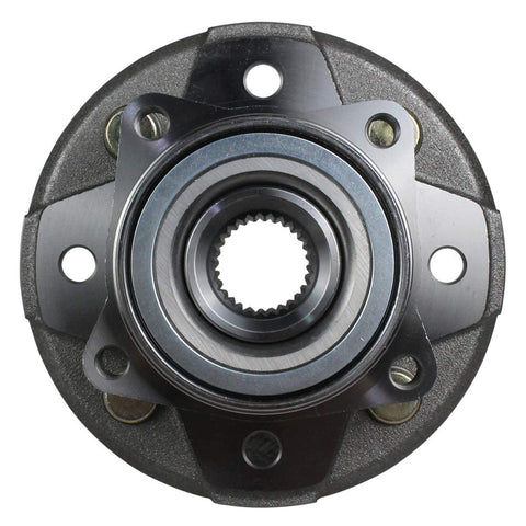 Front view of Front Wheel Hub And Bearing Assembly Fit 1990-1997 Honda Accord And 1997 Acura CL 2.2L L4 4 Lug OE Style
