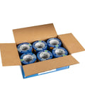 Blue Painters Tape With PaintBlock For Sharp Lines, 2 Inch Wide Painter Tape, 18 Rolls In Contractor Case open view.