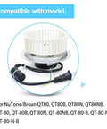 DIY Friendly 0695B000 Motor Assembly For QT80 Series Bathroom Exhaust Fans Replacement With Blower Wheel displayed with cords