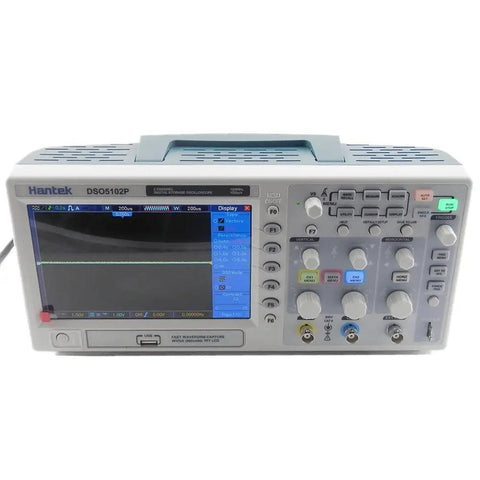 Digital Storage Oscilloscope With USB Storage And Remote Control, 100MHz Bandwidth, 1GSa Sampling Rate, front view display panel