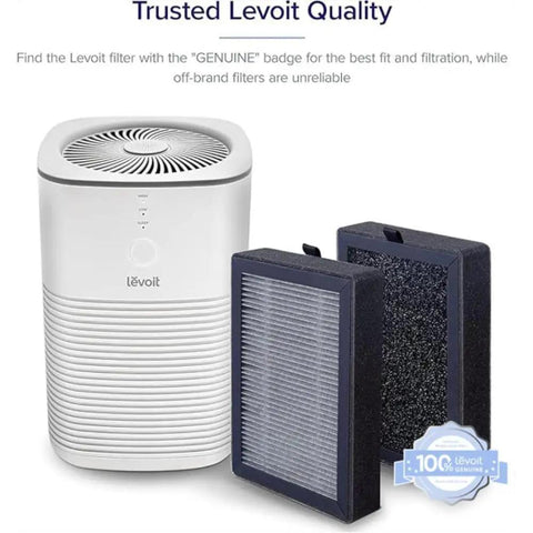 Genuine Replacement Filter for LV-H128 Desktop Air Purifier, 3-Stage Dual-Filter System That Pulls Dust, Smoke, Pollen, and Odors