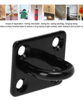 Heavy Duty Stainless Steel Pad Eye Plate Wall Mount Hook Kit With 3mm Thick Brushed Surface for Chandelier and Fan