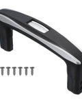 One Piece Luggage Telescopic Handle Replacement For Suitcase Pull Grip Black Six Point One Inch With Six Screws