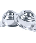 1 Inch Ball Transfer Bearing With 2 Hole Flange Mount 360 Degree Universal Rotation Roller For Furniture Wheelchair Tables And Equipment Caster