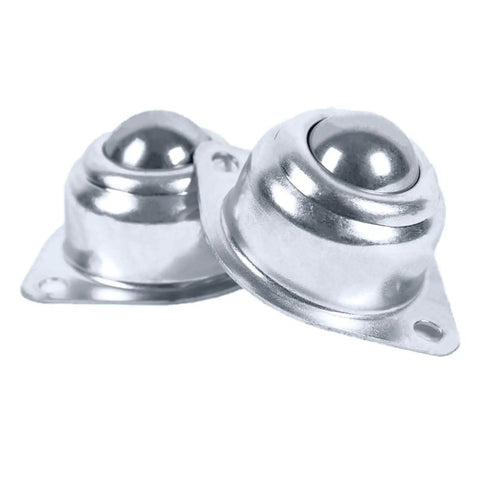 1 Inch Ball Transfer Bearing With 2 Hole Flange Mount 360 Degree Universal Rotation Roller For Furniture Wheelchair Tables And Equipment Caster