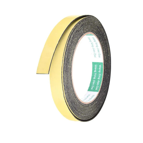 Heavy Duty Self Adhesive Sealing Foam Tape For Windows And Doors, premium EVA tape on a roll, 15mm wide, 5m long.