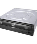 Fast 24X SATA Internal DVD-RW Drive For PC Black Optical Drive With Read And Write Support, Slim Internal Module For Desktop And Laptop, Plug-And-Play Ready On Windows And Mac, front view