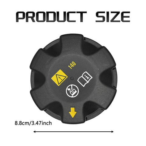 BMW No Hassle Coolant Reservoir Cap Replacement For 328i 2007-2016 And 330i 2016-2018 Radiator Expansion Tank Cap with product size