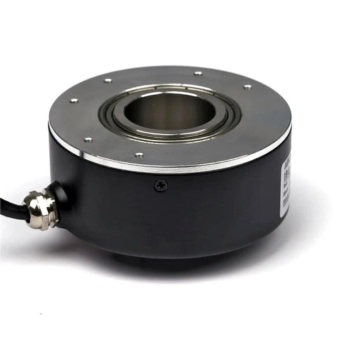 Industrial Rotary Encoder 100mm OD With 30mm to 45mm Through Hole Shaft, Incremental Encoder 100 To 5000 PPR, 5V Drive Output