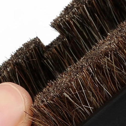 Close-up of bristles on 32mm Hardwood Floor Brush With 360 Degree Swivel Head, 12 Inch Wide Multi Surface Vacuum Attachment