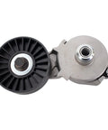 Heavy Duty Serpentine Accessory Belt Tensioner Component Kit Fits 1993 1994 1995 1996 Ford E150 E250 E350 Econoline Club Wagon Van on white background