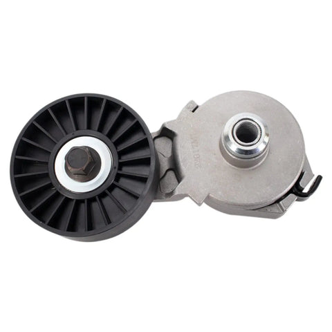 Heavy Duty Serpentine Accessory Belt Tensioner Component Kit Fits 1993 1994 1995 1996 Ford E150 E250 E350 Econoline Club Wagon Van on white background