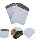 White Poly Mailer Bags 100 Pack 10x14 Inch Waterproof Self Seal Envelopes For Shipping Clothes And Mailing Supplies Durable Time Saving Packaging Bags