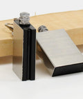 10 Pack Waterproof Permanent Fire Starters For Camping And Outdoor Survival, metal flint matches on wood surface