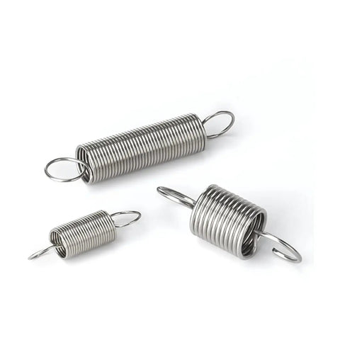 Top Pick 10 Pcs Solid Stainless Steel Tension Springs For Tough DIY Projects With Strong Extension Pull Performance And Rust Proof Durability, 0.6mm Gauge, 8mm OD, 25mm Length.
