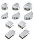 Heavy Duty Cabinet Shelf Clips 10 Piece Panel Bracket Holder Zinc Alloy Glass Clamp For Shelves And Doors Durable Non Slip Hinge
