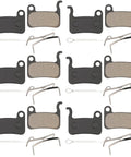 6 Pairs Bike Brake Pads For Disc Brakes, All Weather Stopping Power For Mountain And Road Rides, Replacement Ebike Pad Set