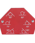Heavy Duty Magnetic Welding Magnet Right Angle Holder With 25 Lbs Strong Holding Power for angle measurements on metal work.