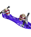 Falcon NTS Color Quad Skate Plate Purple Size 7 With One Piece Cast Truck 8mm Axles CNC 6065 T6 Aluminum View