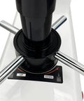 Top view of Pro Grade Digital Rockwell Hardness Tester with controls marked UP and DOWN for precise measurement operations.