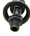 Close-up of threaded end on 360 Degree Big Drip Irrigation Sprinkler Head for Lawn and Garden, Easy Install Watering Nozzle With Full Coverage