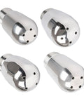 Stainless Steel Coffee Machine Nozzle Head With Four Hole Tip For Frothing Milk Durable Barista Grade Coffee Maker Component That Delivers Rich Creamy Espresso And Smooth Lattes Every Time, four-view