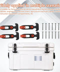 4 Pack T Handle Rubber Draw Latches 110x46mm With Screws for coolers and panels installation