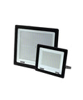 JUDYSSY High Brightness Led Floodlight 220 300W and 100W models showcasing IP66 waterproof design for outdoor lighting.