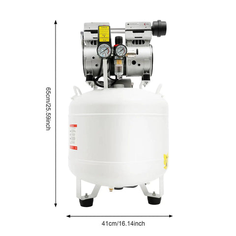 Heavy Duty 40 Gallon Quiet Air Compressor Tool With Powerful One Horsepower Oil-Free Motor Reaching Up To One Hundred Fifteen Psi Pressure For Impact Wrenches And Paint Spraying Jobs Around The Shop