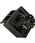 No Sweat Fix Perfect Swap 34052 34052GT 12V SPDT Timer Relay, black plastic with metal terminals for Genie GS S Series lifts.