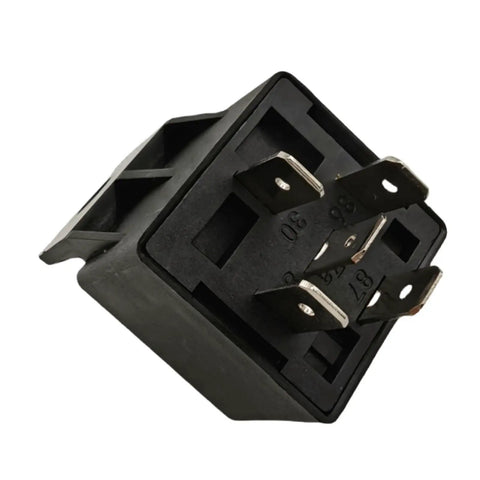 No Sweat Fix Perfect Swap 34052 34052GT 12V SPDT Timer Relay, black plastic with metal terminals for Genie GS S Series lifts.