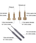 Eyewear Screw Extractor Tool Set For Eyeglasses And Sunglasses Repair Broken Screw Removal Puller With 2 Precision Drill Bits