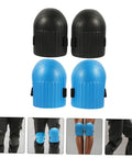 Ride Easy Construction Knee Pads With Non Slip Work Floor Pads For Men And Women Featuring Solid Grip Bottoms for various applications.