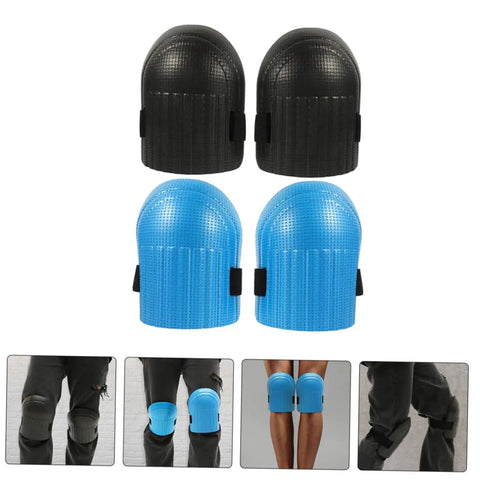 Ride Easy Construction Knee Pads With Non Slip Work Floor Pads For Men And Women Featuring Solid Grip Bottoms for various applications.
