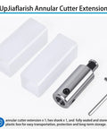 Beefy 3/4 Inch Weldon Shank Extension For Annular Cutters Cranks Magnetic Drill with protective plastic storage.