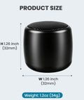 Ultra Tiny Bluetooth Speaker With HD Sound And Deep Bass Mini Wireless Speaker for Phone PC and Tablet Cute Tiny Design for Travel
