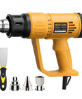 Go-To Heavy Duty 1800W Heat Gun Kit With Dual Temperature 662F And 1112F, Four Nozzle Attachments, Overload Protection