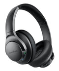 All Day Wireless Over Ear Headphones With Active Noise Canceling, 60 Hour Battery Life, Hi Res Audio, Deep Bass, USB C Charging, black finish