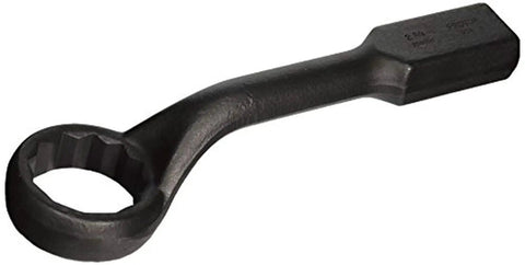 Heavy-Duty Offset Striking Wrench Two And Three Quarters Inch 12-Point For Tight Spaces And Hard To Reach Fasteners Rugged Hand Tool