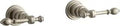 Georges Brass Two Handle Valve Trim With Lever Handles in Vibrant Brushed Bronze showing dual wall-mounted lever handles.
