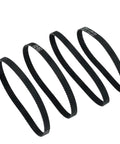 Black Durable Closed Loop 2GT Synchronous Timing Belt 6mm By 10mm Width, 258mm To 376mm Length, 1 Piece