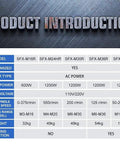 Heavy Duty Electric Tapping Machine With A Beefy 600W Servo Motor And Slick Flexible Arm specifications chart