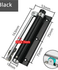 Heavy Duty Aluminum Door Closer With Adjustable Spring Soft Close Action Built To Last Black Finish Durable Door Hardware