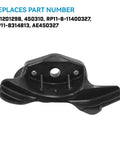 2 Pack Wing Style Tire Changer Duck Heads For TCX50 TCX515 TCX550 Machines, Black Plastic Replacement Heads, front view