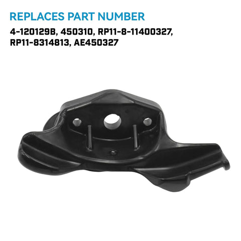2 Pack Wing Style Tire Changer Duck Heads For TCX50 TCX515 TCX550 Machines, Black Plastic Replacement Heads, front view